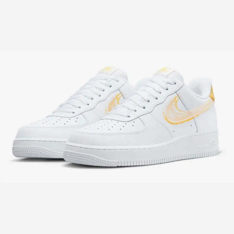 Nike Air Force 1 '07 White Solar Flare Dx2646-100 – Image 3