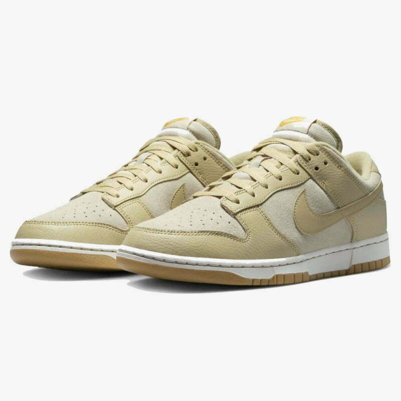 Nike Dunk Low Khaki Suede Gum Dz4513-200 – Image 4
