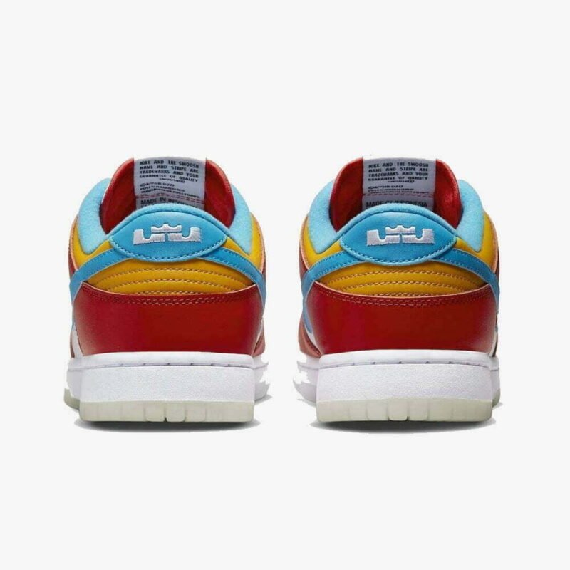 Nike Dunk Low Qs Lebron James Fruity Pebbles Dh8009-600 – Image 6