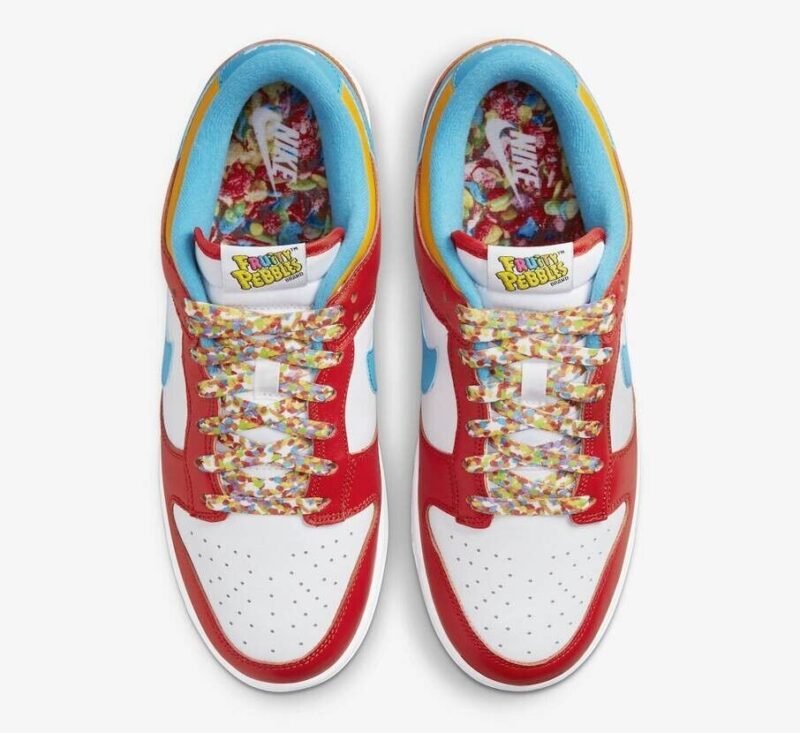 Nike Dunk Low Qs Lebron James Fruity Pebbles Dh8009-600 – Image 7