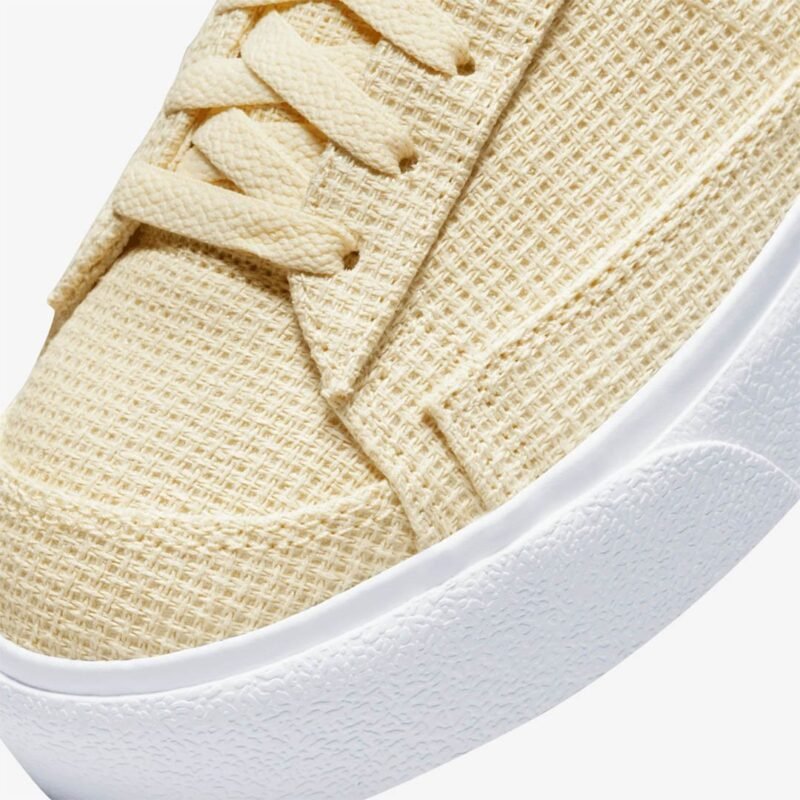 Nike Blazer Low Platform Woven Fossil dn0744-700 – Image 4