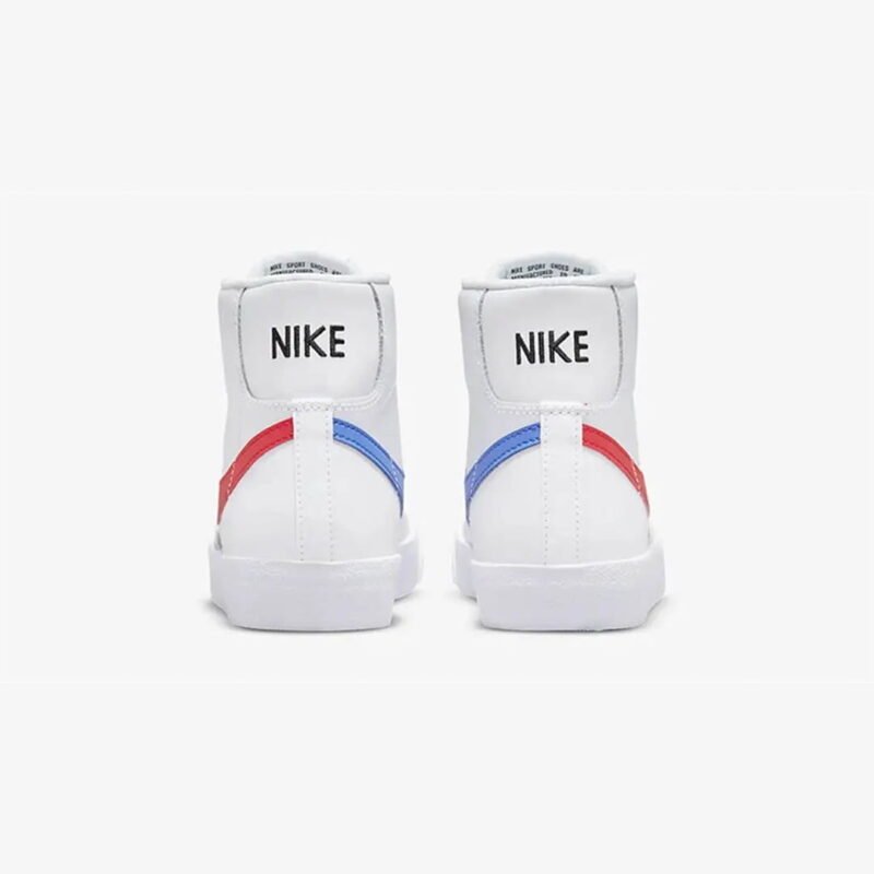 Nike Blazer Mid 77 White Blue Red (GS) da4086-117 – Image 3