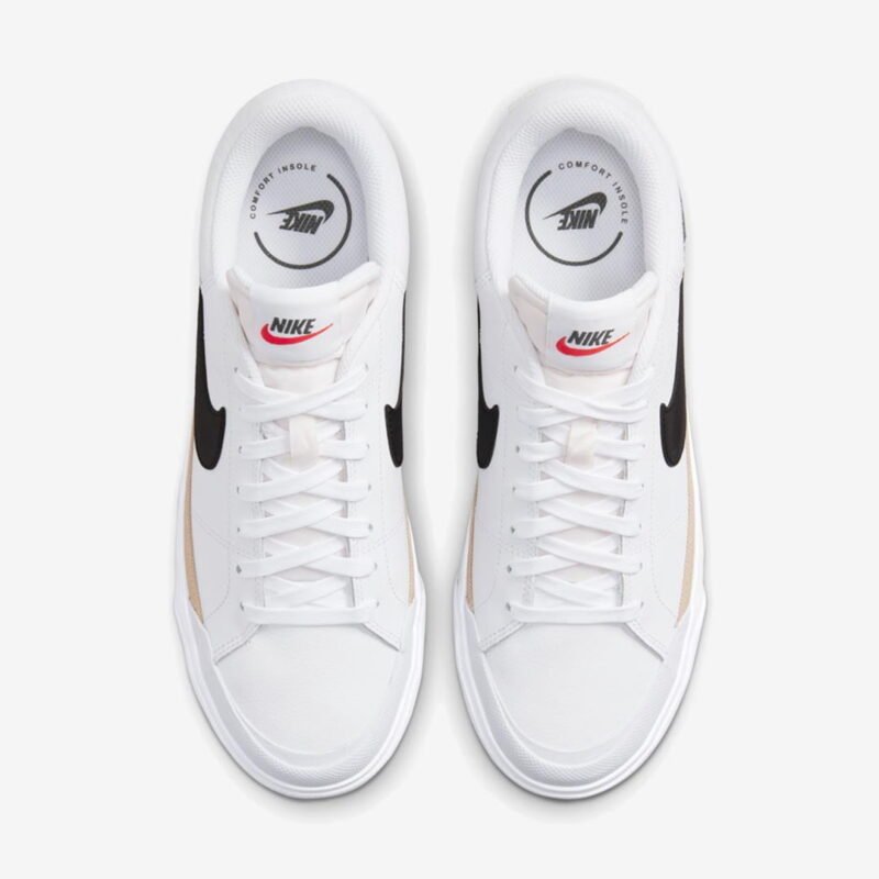 Nike Court Legacy Lift White Black dm7590-100 – Image 5