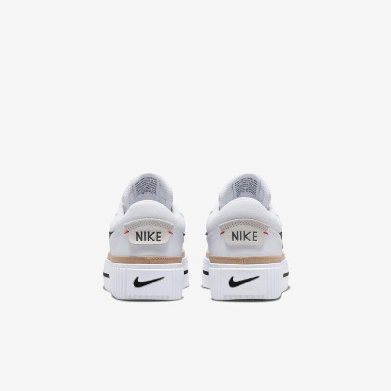 Nike Court Legacy Lift White Black dm7590-100 – Image 3