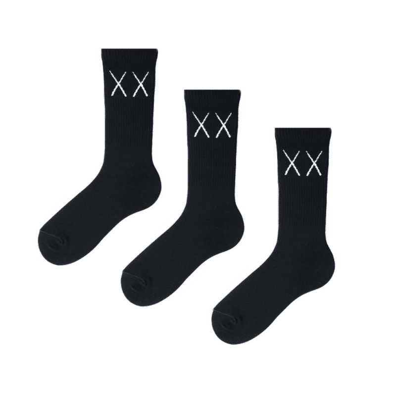 vestra xx crew socks 1 pack Mi-Haute 38-43 VS0004-BBK