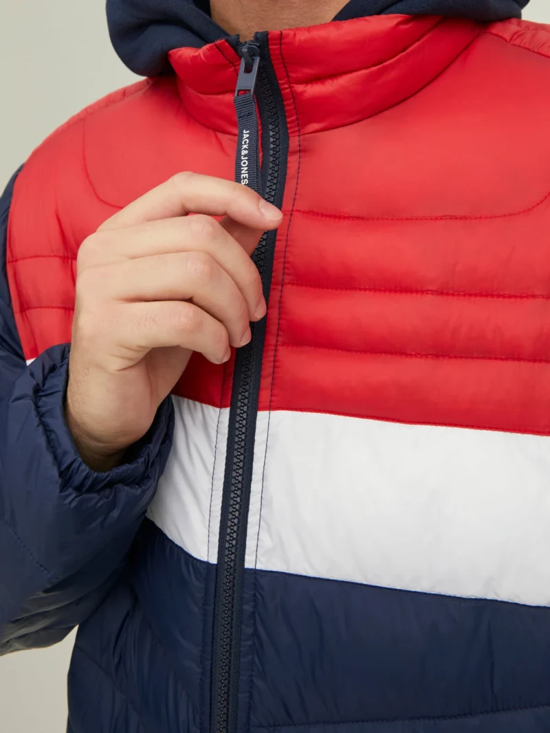 Veste Doudoune Jack & jones Homme Bleu/rouge 12211788 – Image 3
