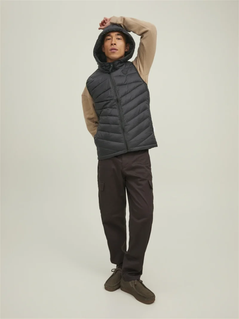 Gilet  Doudoune Jack & jones Homme Noir  12211789 – Image 6