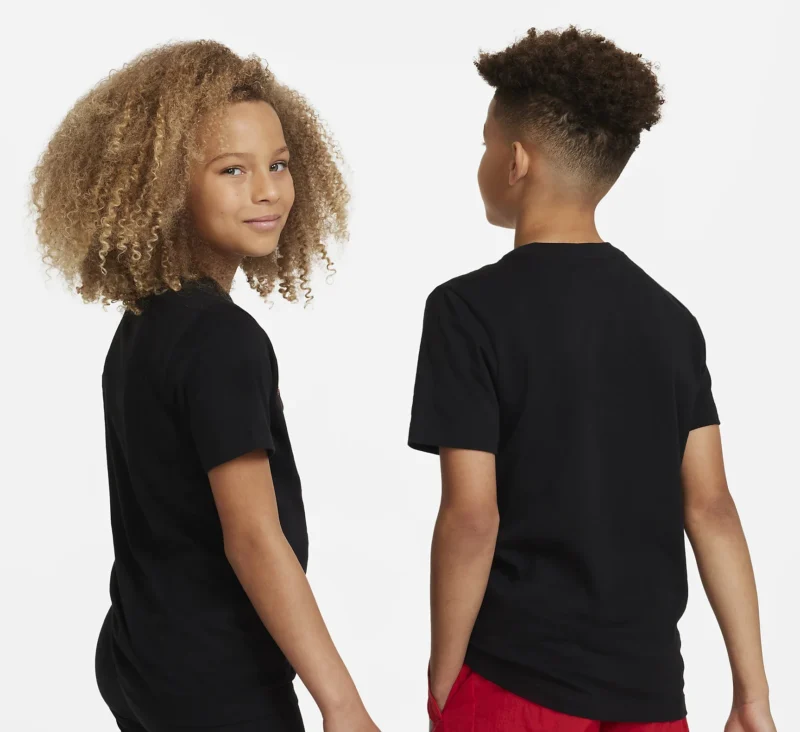 NIKE u nsw tee core brandmark 3 Enfant DX9524-010 – Image 2