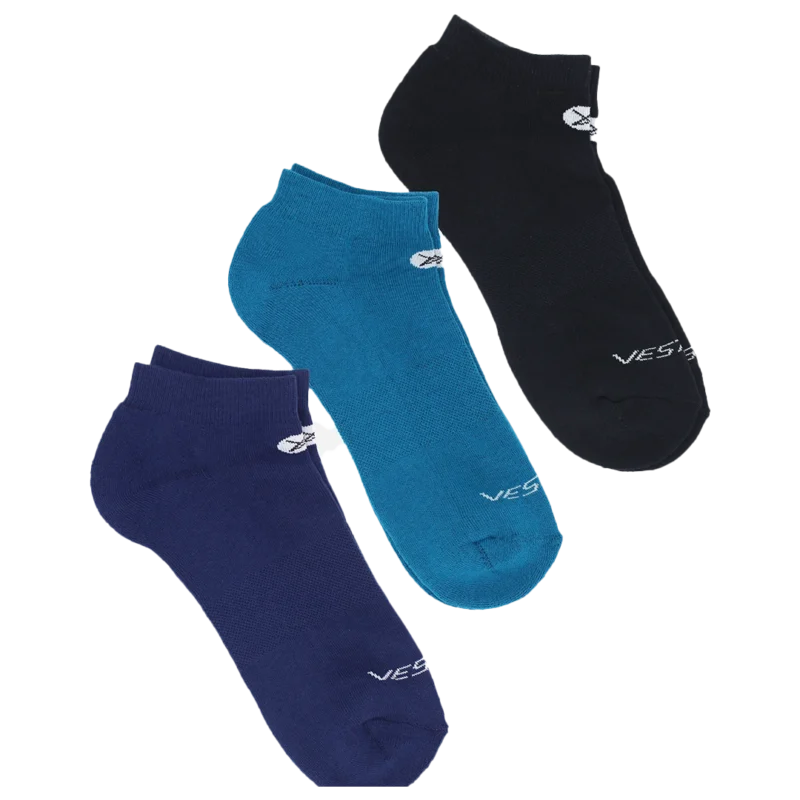 PACK chaussettes vestra low half cushion *3  VS0020-MIX