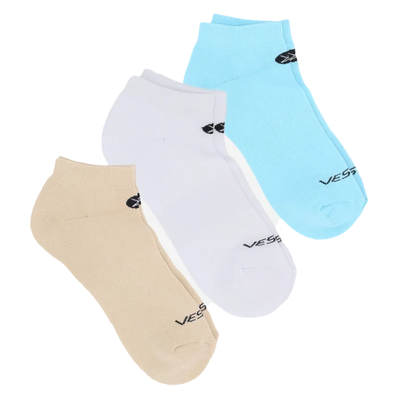 PACK chaussettes vestra low half cushion *3  VS0021-MIX