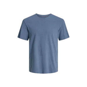 JACK & JONES jjesummer linen tee ss o-neck ln Homme 12246718-Bleu
