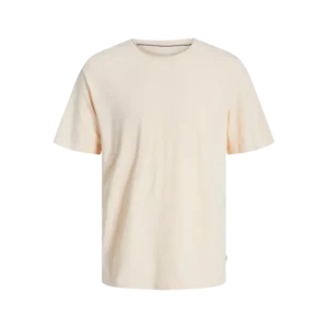 JACK & JONES jjesummer linen tee ss o-neck ln Homme 12246718-Orange