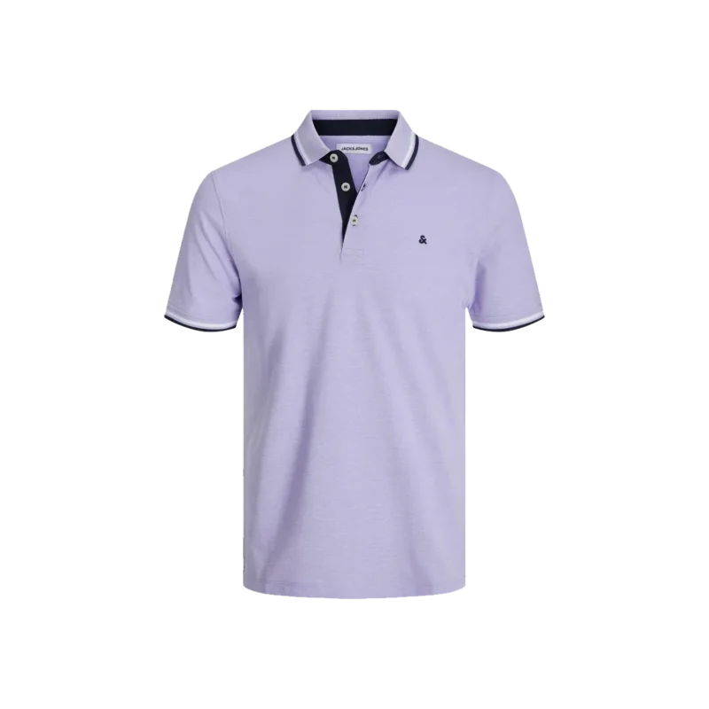 JACK & JONES jjsteel polo ss Homme 12248442-VIOLET