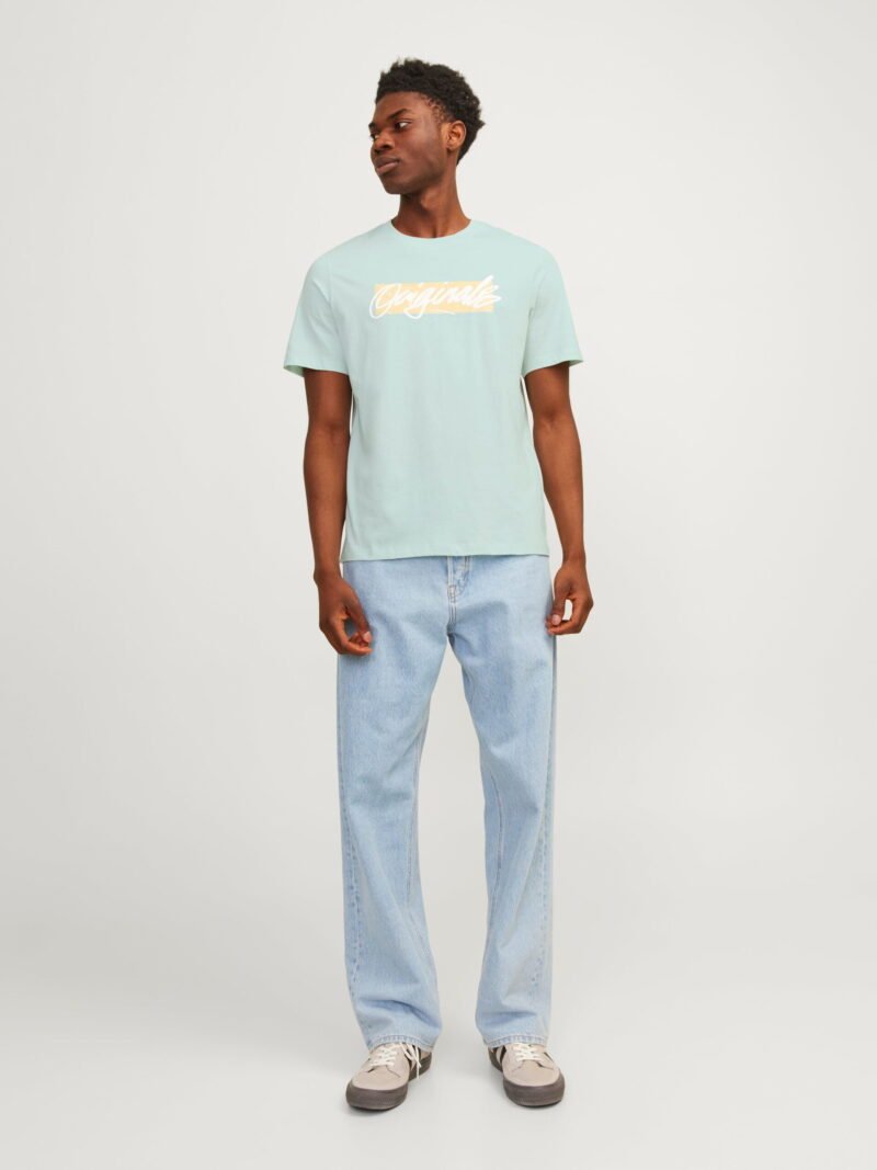 JACK & JONES jorstar tee ss crew neck mar 2024 Homme 12255078-Vertt – Image 3