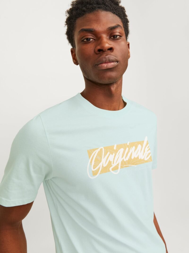 JACK & JONES jorstar tee ss crew neck mar 2024 Homme 12255078-Vertt – Image 4