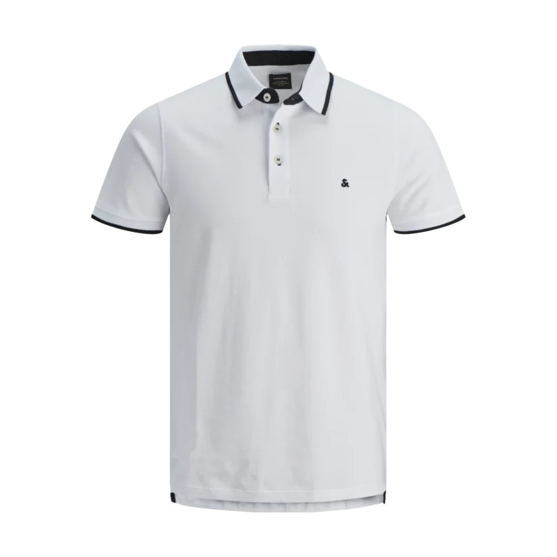 JACK & JONES jjepaulos polo ss noos Homme 121366668-WHITE