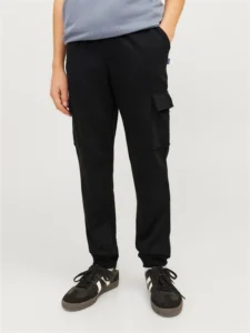 JACK & JONES jpstgordon jjbradley sweat cargo pan jnr Enfant 12254214-black – Image 4