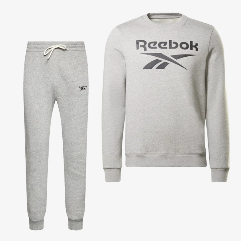 REEBOK ensemble sweat identity fleece crew - intemporalité et douceur au quotidien Homme GS1619