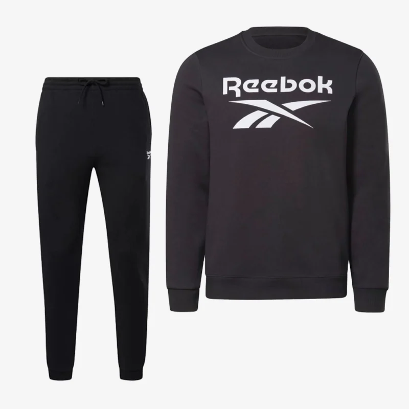 REEBOK ensemble sweat identity fleece crew - intemporalité et douceur au quotidien Homme GR1654
