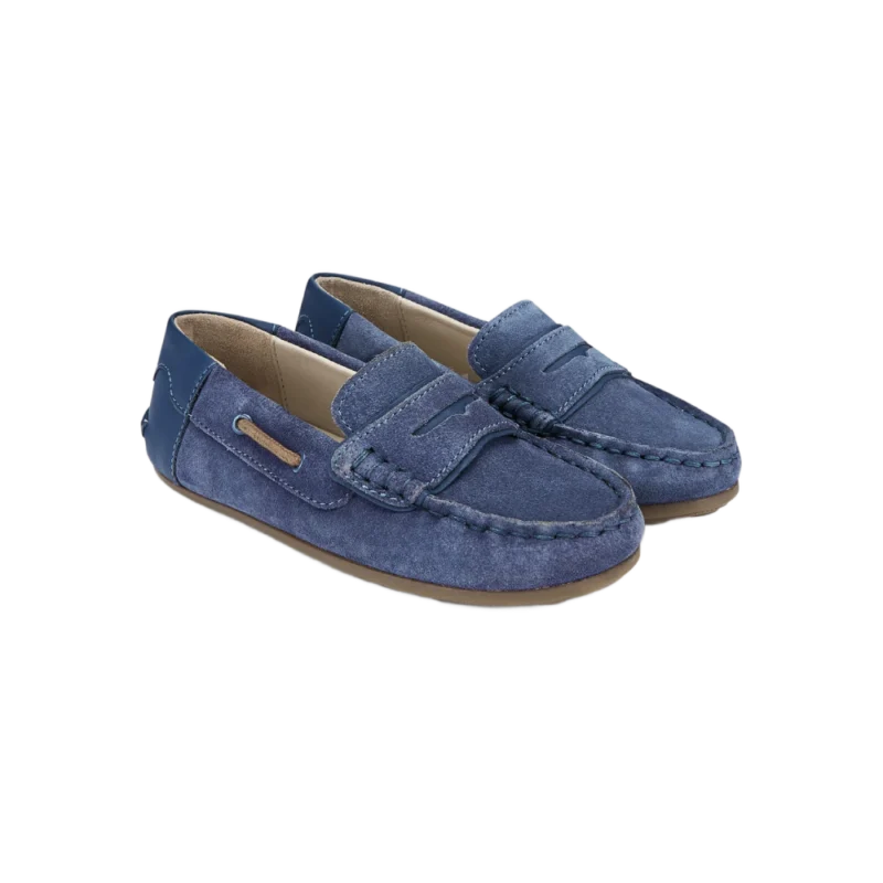 MAYORAL mocasin piel serraje ENFANT 41487-078