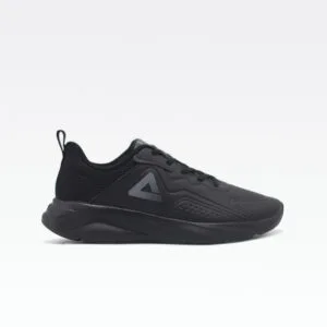 PEAK walking shoes all black Homme E234597J-Y291