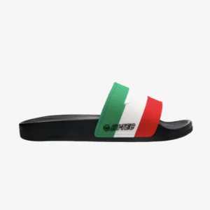 HI TEC core slide black beauty-white-first tee-fiery red Homme L014732