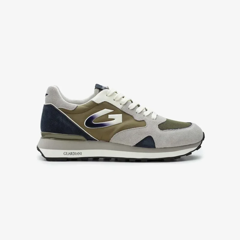 GUARDIANI wen 3161 low m suede beige/ blue/ m Homme AGM316102