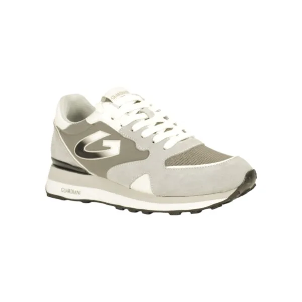 GUARDIANI wen 3161 low m suede/ mesh grey Homme AGM316103 – Image 2