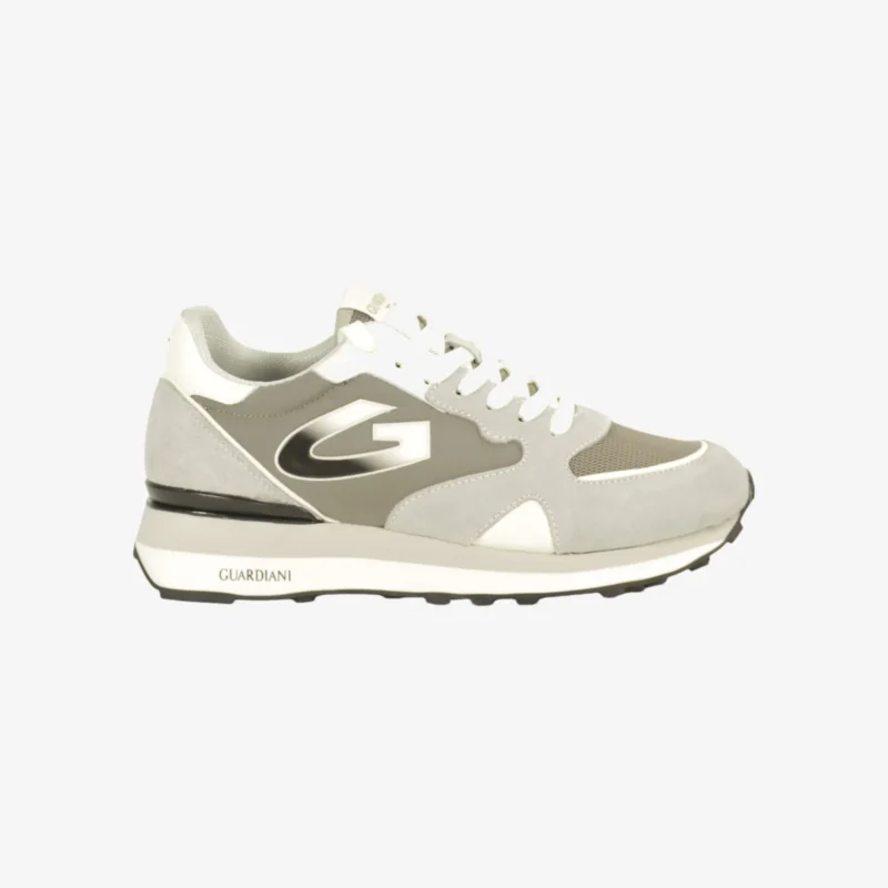 GUARDIANI wen 3161 low m suede/ mesh grey Homme AGM316103