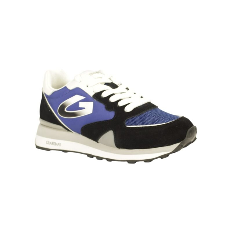 GUARDIANI wen 3161 low m suede black/ mesh da Homme AGM316105 – Image 2
