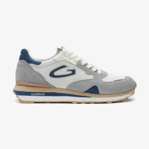 GUARDIANI wen 3163 low m suede grey/ pu blue/ Homme AGM316303