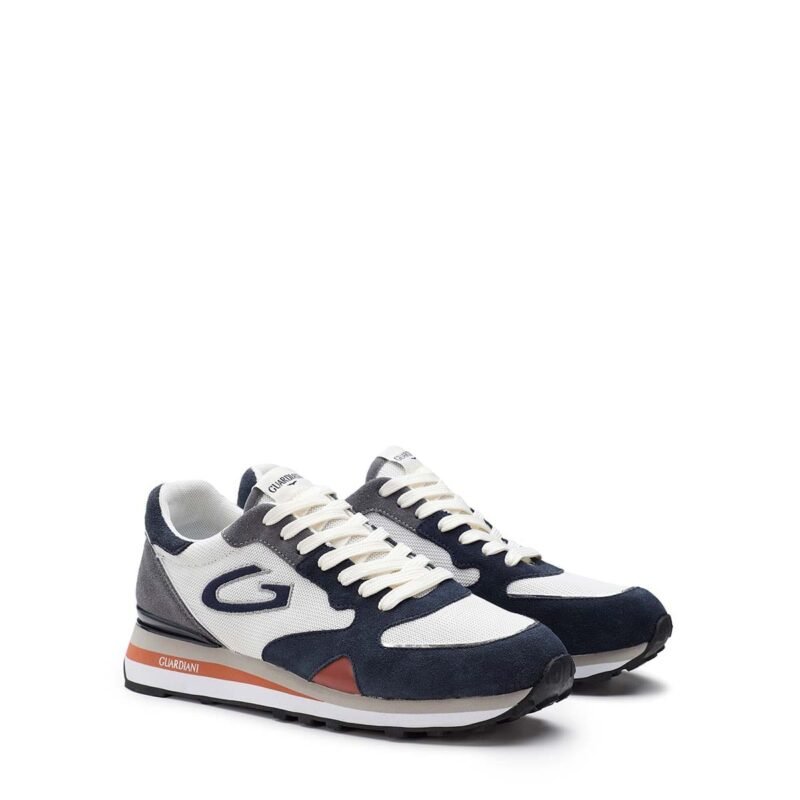 GUARDIANI wen 3163 low m suede light blue/ gr Homme AGM316307 – Image 2