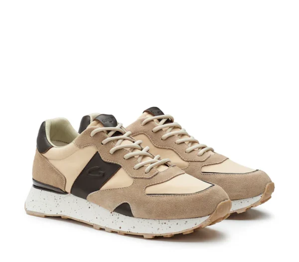 GUARDIANI wen 3166 low m suede sand/ leath. b Homme AGM316602 – Image 2