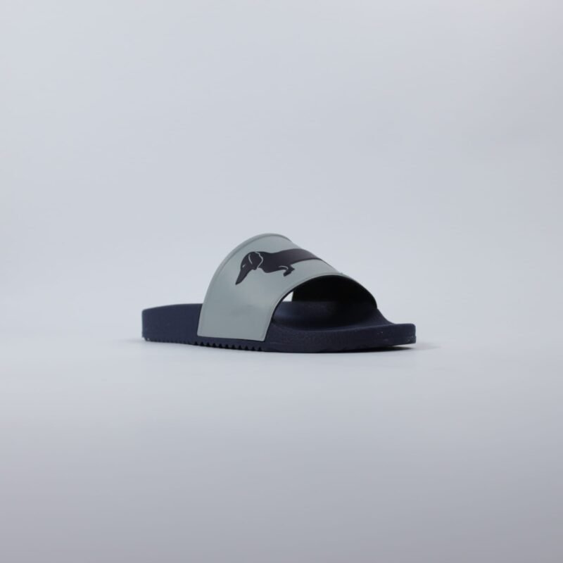 HARMONT&BLAINE ciabatta uomo eva - logo grigio - blu Homme EFM231-131-6520 – Image 2