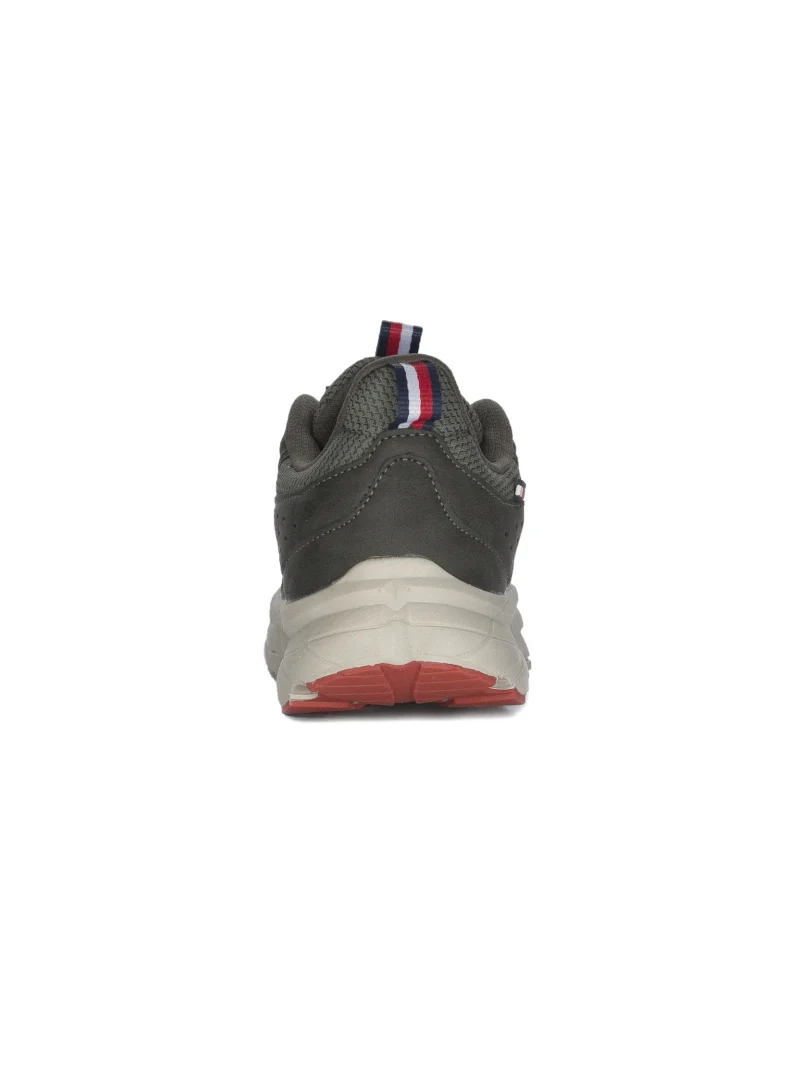 TOMMY sneaker bassa allacciata verdone Homme T3B9-33683-1695414 – Image 4