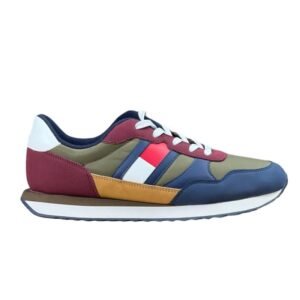 TOMMY sneaker flag bassa allacciata multi 38 Homme T3X9-33132-0316Y91