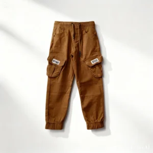 pantalon cargo enfant - BOS001-BROWN