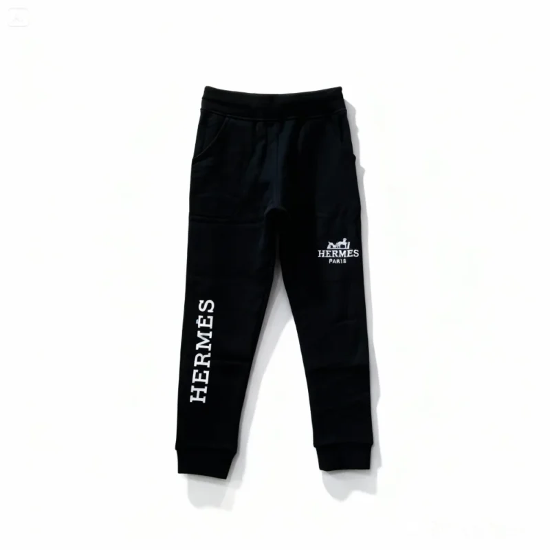 pantalon jogging enfant - HRMS001-BLACK – Image 4