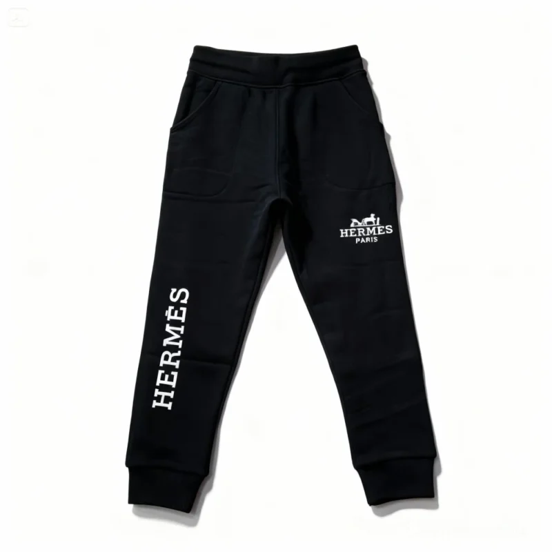 pantalon jogging enfant - HRMS001-BLACK – Image 3
