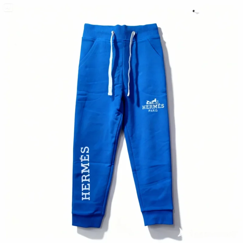 pantalon jogging enfant - HRMS001-BLUE – Image 3