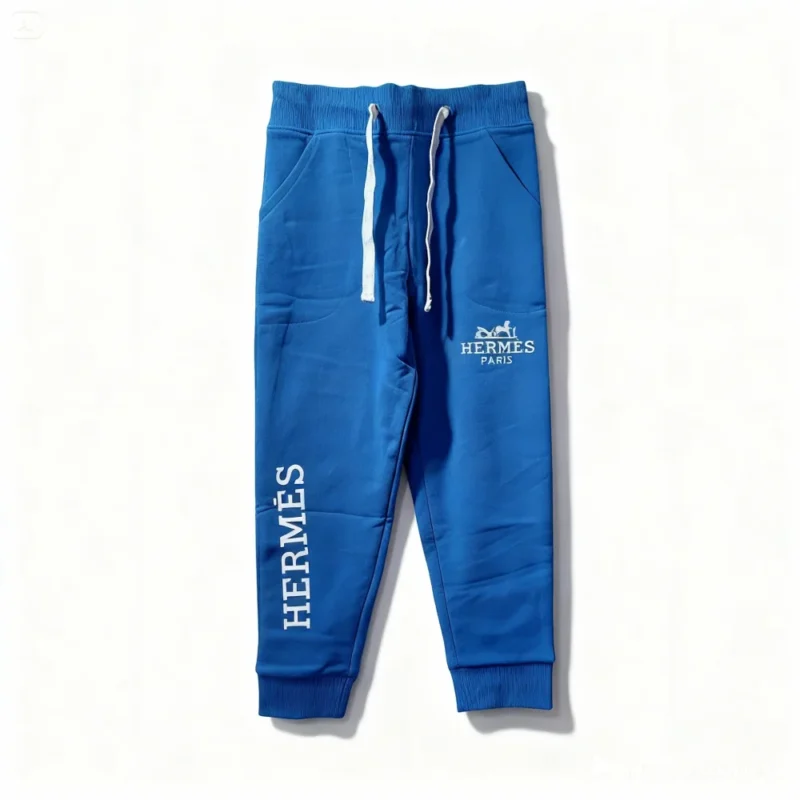 pantalon jogging enfant - HRMS001-BLUE – Image 4