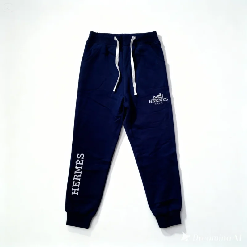 pantalon jogging enfant - HRMS001-NAVY – Image 2