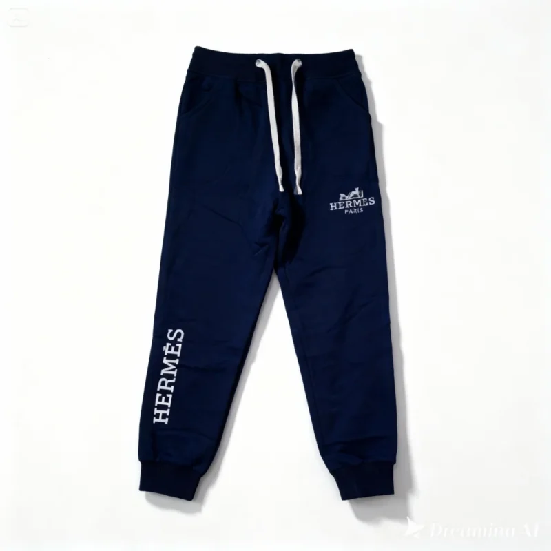 pantalon jogging enfant - HRMS001-NAVY – Image 4