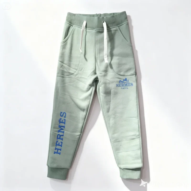 pantalon jogging enfant - HRMS001-VERT – Image 4