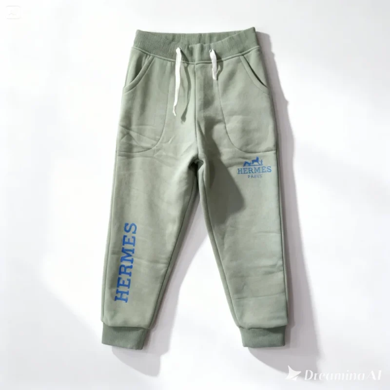 pantalon jogging enfant - HRMS001-VERT