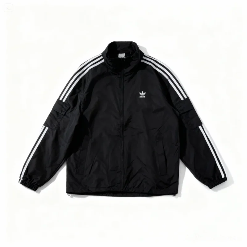 veste avec capuche adidas - IU3475-BLACK – Image 2