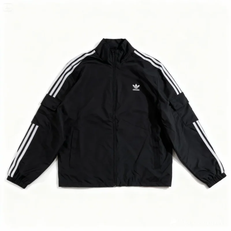 veste avec capuche adidas - IU3475-BLACK – Image 4