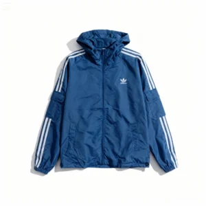 veste avec capuche adidas - IU3475-BLUE