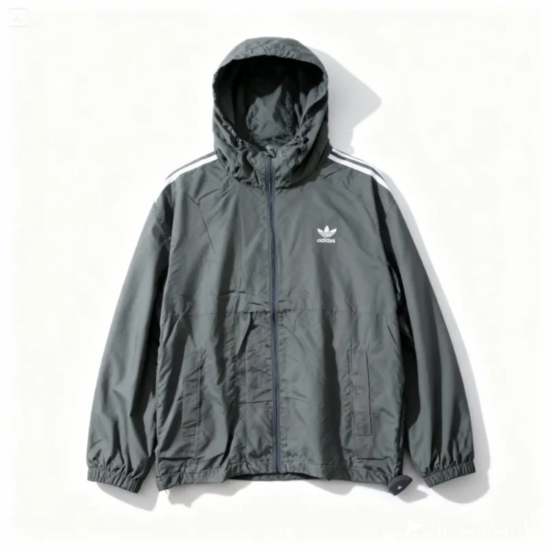 veste avec capuche adida - IU3475-GREY – Image 2